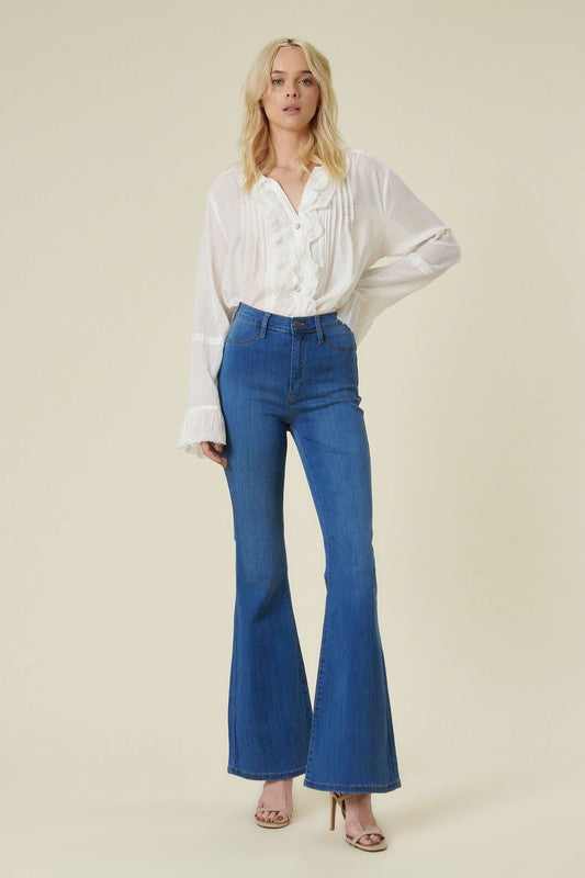 Free People | Just Float On Flares | Rich Blue