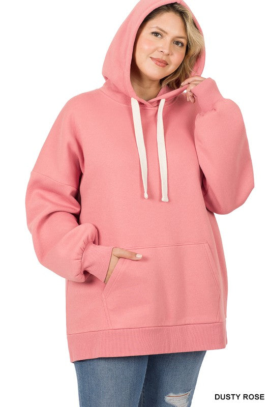 Pink best sale longline sweatshirt