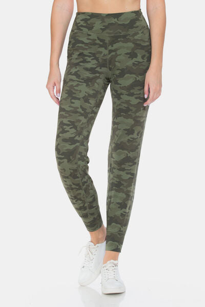 Leggings Depot Camouflage High Waist Leggings – Blue Hawthorn Boutique - Main Image