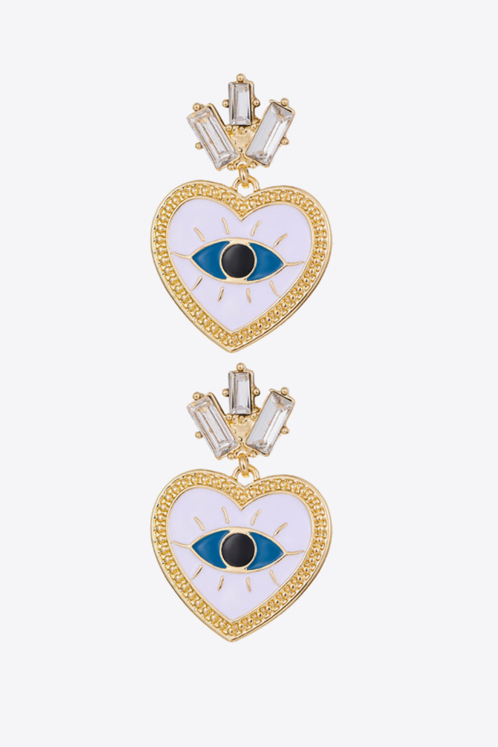 Heart Eye Earrings