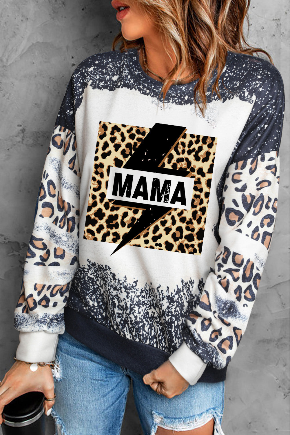 Mama hotsell leopard jumper