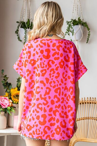 leopard print t shirt