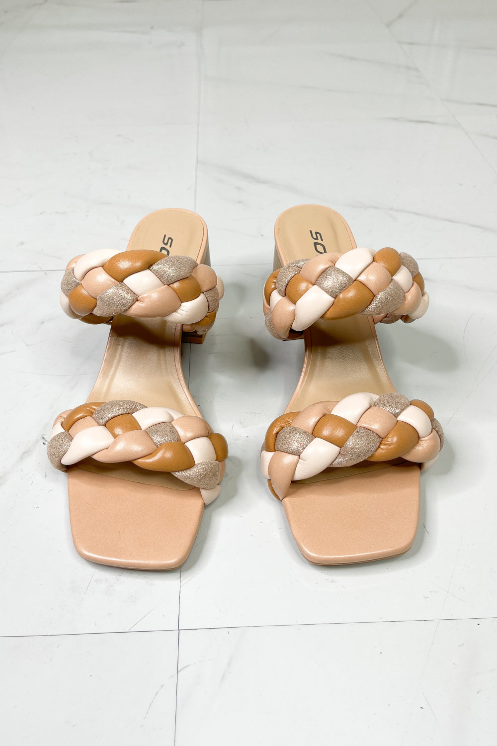 Soda hot sale braided sandals