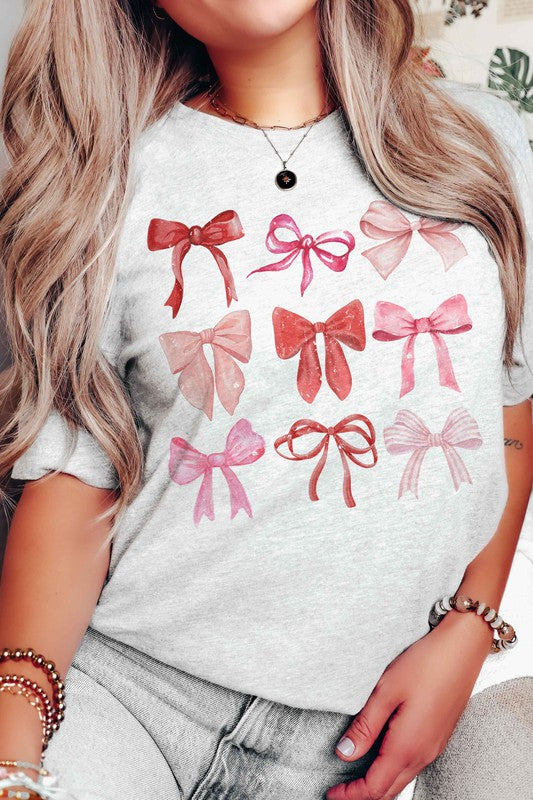 MULTI RIBBONS Graphic T-Shirt