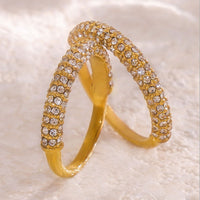 18K Gold-Plated Inlaid Zircon Ring