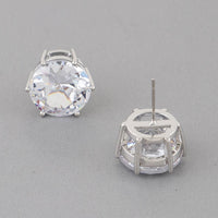 Embedded Rhinestone Stud Earrings