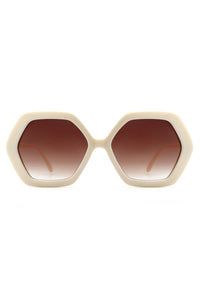 Geometric Polygon Square Fashion Sunglasses