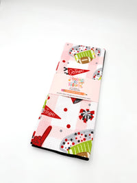 Red & Black Football Game Day- Microfiber Waffle Weave Tea Towel