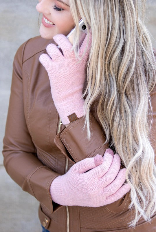 CC Cashmere Blend Touch Gloves – Blue Hawthorn Boutique