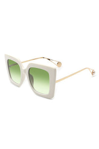 Square Oversize Retro Fashion Cat Eye Sunglasses