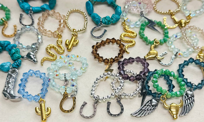 Western Bandana Stretch Charms 