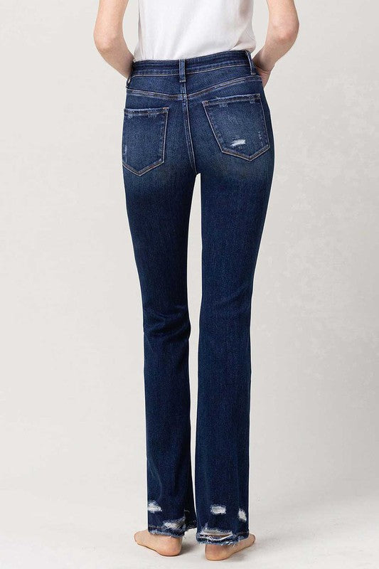 High Rise Slim Bootcut Jeans