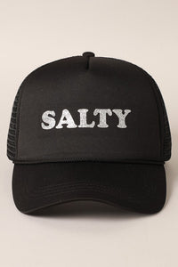 Glitter SALTY Printed Foam Trucker Hat