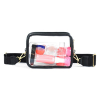 Clear Square Stadium Sling Bag Crossbody Strap