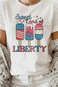 SWEET LAND OF LIBERTY USA GRAPHIC TEE / T-SHIRT