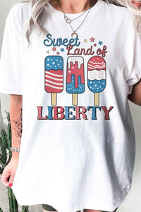 SWEET LAND OF LIBERTY USA GRAPHIC TEE / T-SHIRT