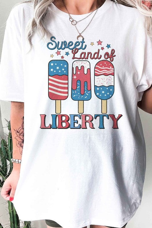 SWEET LAND OF LIBERTY USA GRAPHIC TEE / T-SHIRT