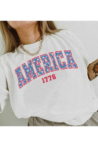 AMERICA USA GRAPHIC TEE / T-SHIRT