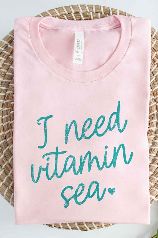 I NEED VITAMIN SEA OVERSIZED TEE / T-SHIRT