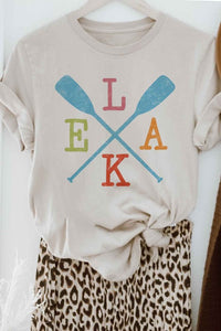 LAKE PADDLE OVERSIZED GRAPHIC TEE / T-SHIRT