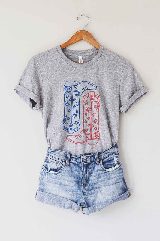 AMERICAN COWBOY BOOTS GRAPHIC TEE / T-SHIRT