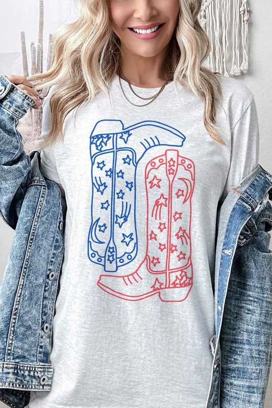 AMERICAN COWBOY BOOTS GRAPHIC TEE / T-SHIRT