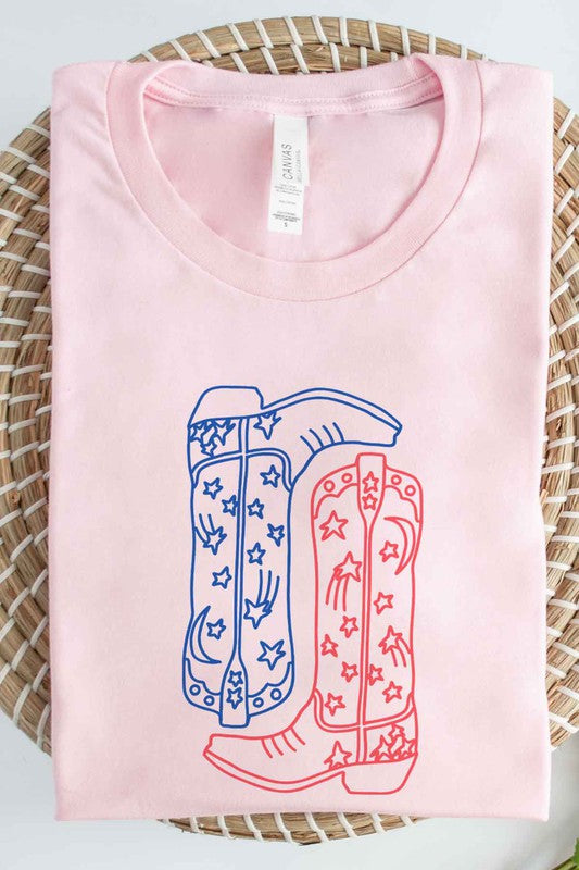 AMERICAN COWBOY BOOTS OVERSIZED TEE / T-SHIRT