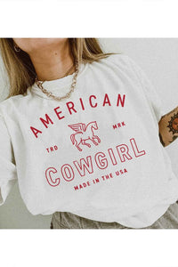 AMERICAN COWGIRL GRAPHIC TEE / T-SHIRT