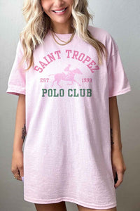 SAINT TROPEZ POLO CLUB OVERSIZED TEE