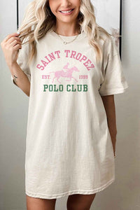 SAINT TROPEZ POLO CLUB OVERSIZED TEE