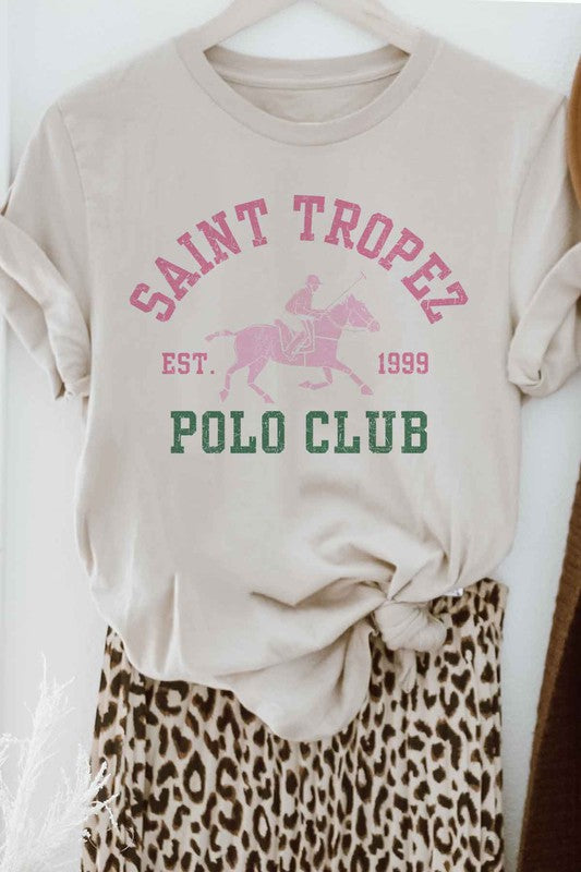 SAINT TROPEZ POLO CLUB GRAPHIC TEE / T-SHIRT