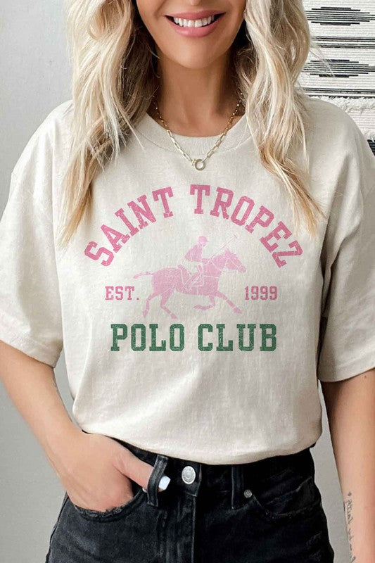 SAINT TROPEZ POLO CLUB GRAPHIC TEE / T-SHIRT