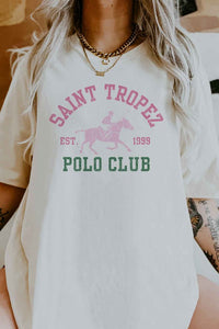 SAINT TROPEZ POLO CLUB GRAPHIC TEE / T-SHIRT