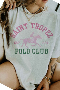 SAINT TROPEZ POLO CLUB GRAPHIC TEE / T-SHIRT