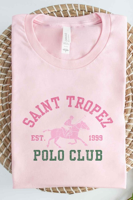 SAINT TROPEZ POLO CLUB GRAPHIC TEE / T-SHIRT