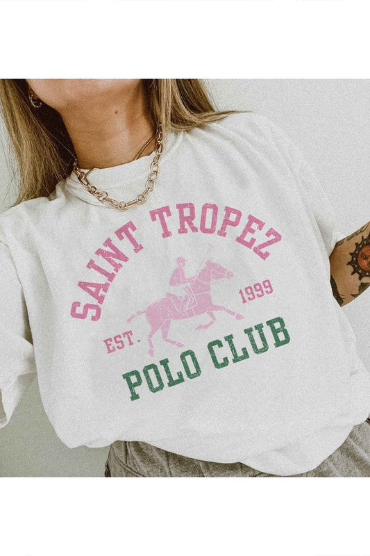 SAINT TROPEZ POLO CLUB GRAPHIC TEE / T-SHIRT