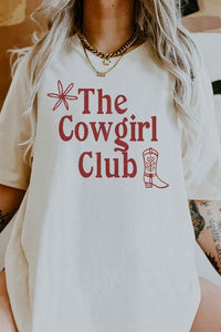 COWGIRL CLUB GRAPHIC TEE / T-SHIRT