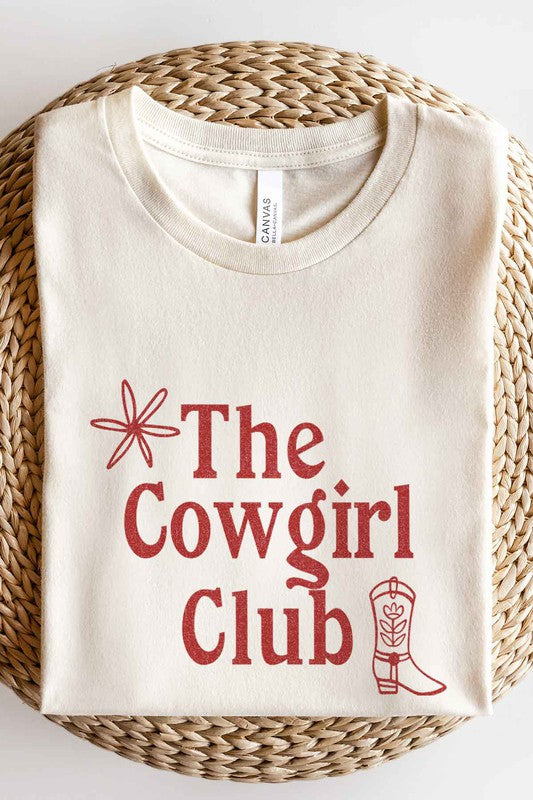 COWGIRL CLUB GRAPHIC TEE / T-SHIRT