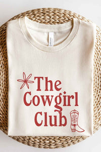 COWGIRL CLUB GRAPHIC TEE / T-SHIRT