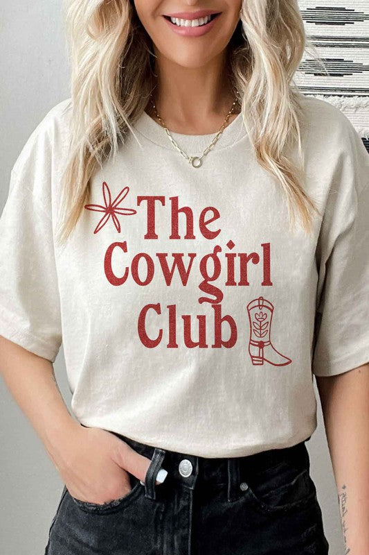 COWGIRL CLUB GRAPHIC TEE / T-SHIRT