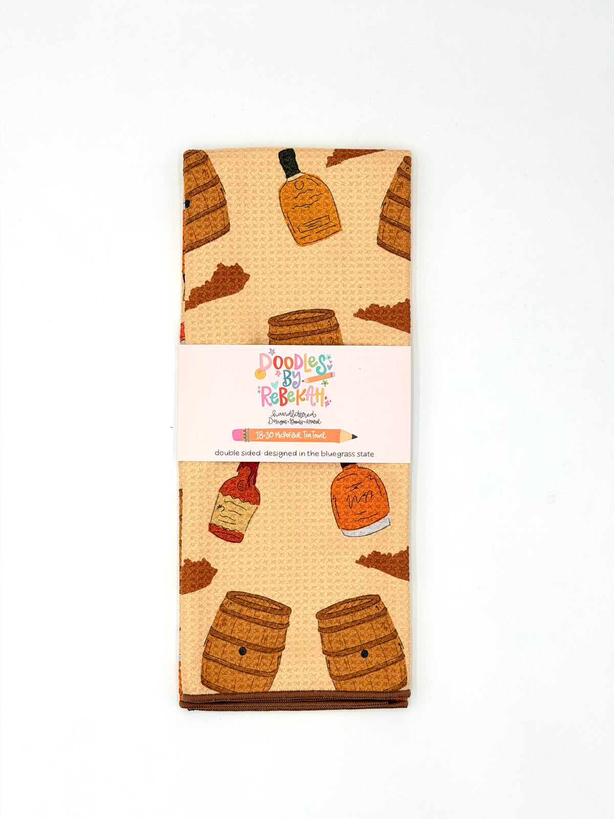 Bourbon- Microfiber Waffle Weave Tea Towel
