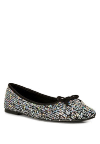 Lettie Sequin Embellished Ballet Flats