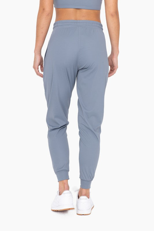 Solid Pleated Front Joggers