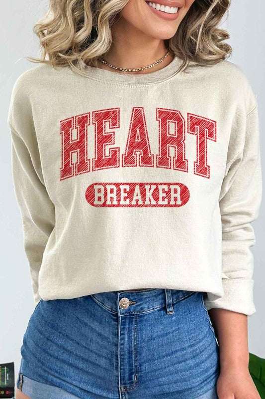 HEART BREAKER VALENTINES GRAPHIC SWEATSHIRT