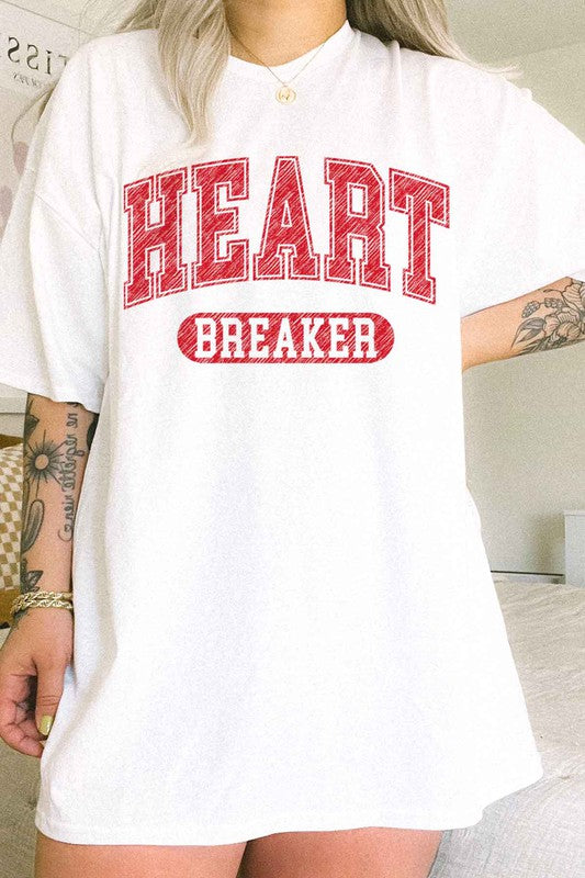 HEART BREAKER VALENTINES OVERSIZED TEE