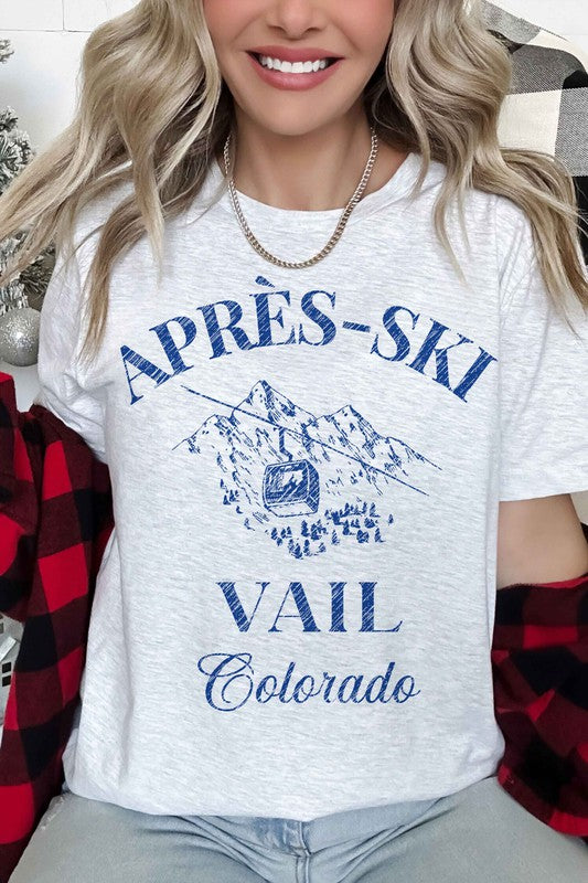 APRES SKI VAIL COLORADO GRAPHIC TEE