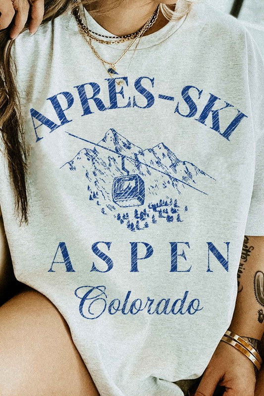 APRES SKI ASPEN COLORADO GRAPHIC TEE