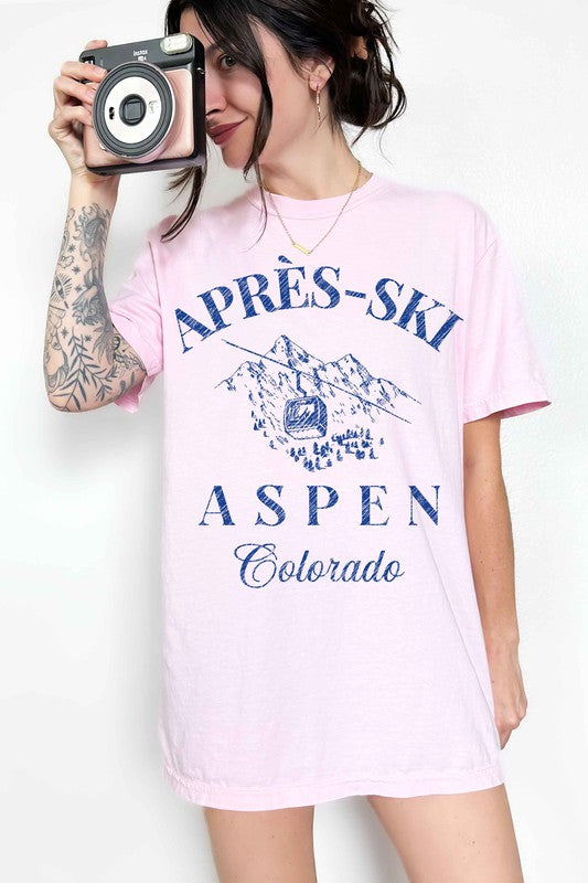 APRES SKI ASPEN COLORADO GRAPHIC TEE