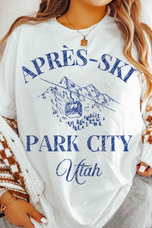 APRES SKI PARK CITY UTAH GRAPHIC TEE