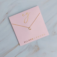 Understated Beauty Initial Necklace